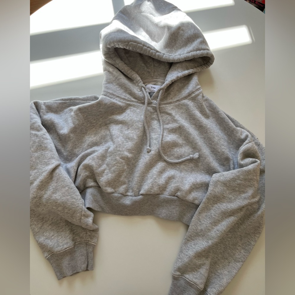 TNA Super Crop Hoodie Size L
